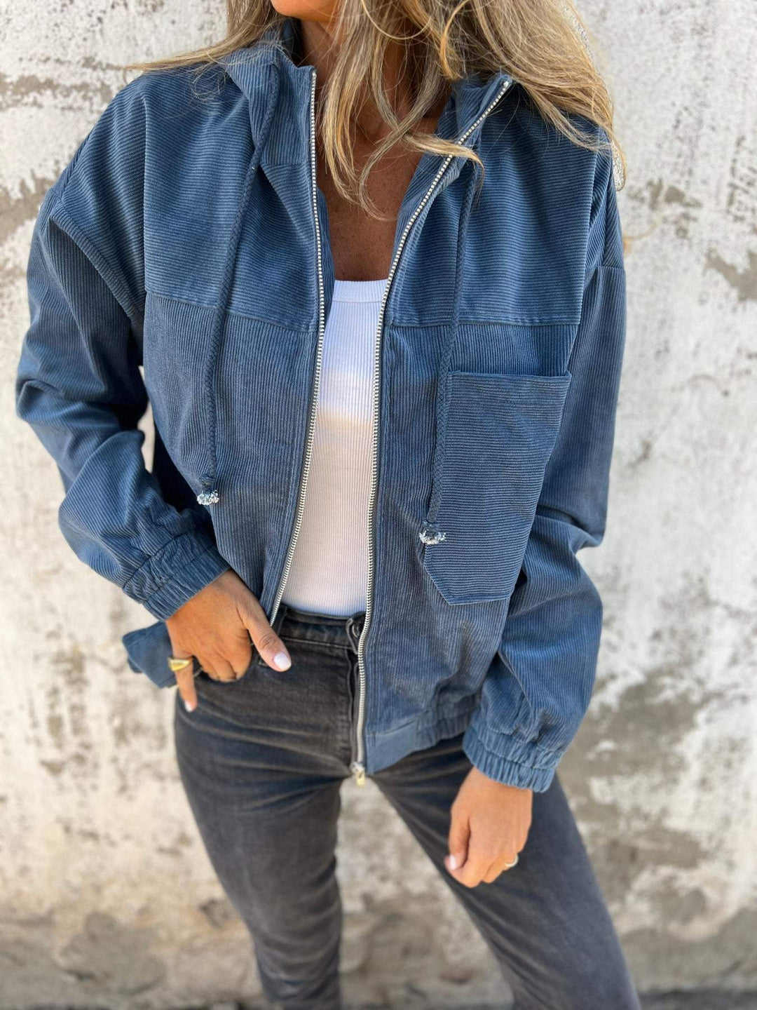 Palisades | Corduroy Hooded Jacket
