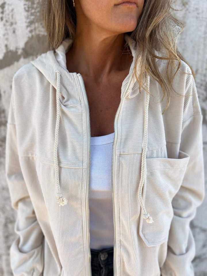 Palisades | Corduroy Hooded Jacket