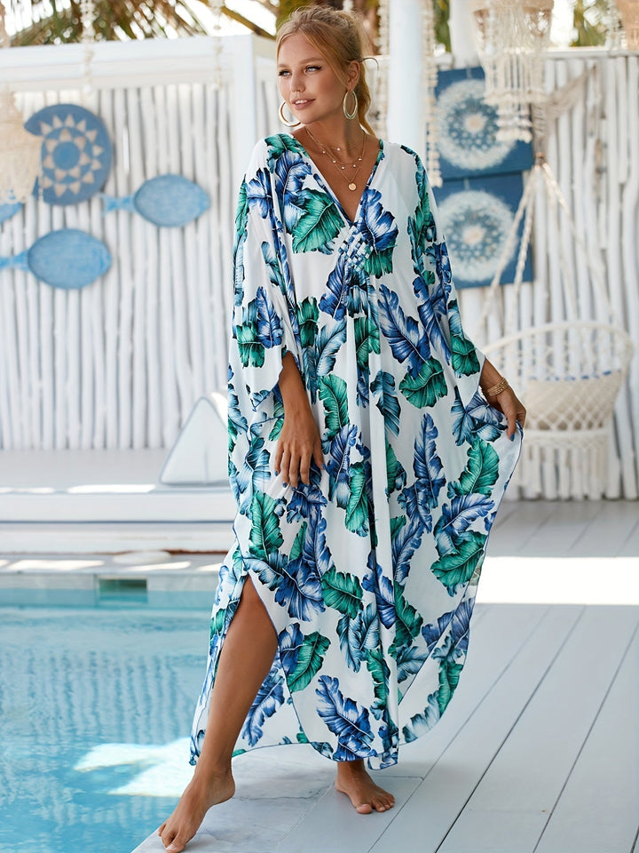 Jenn | Plus Size Tropical Dress