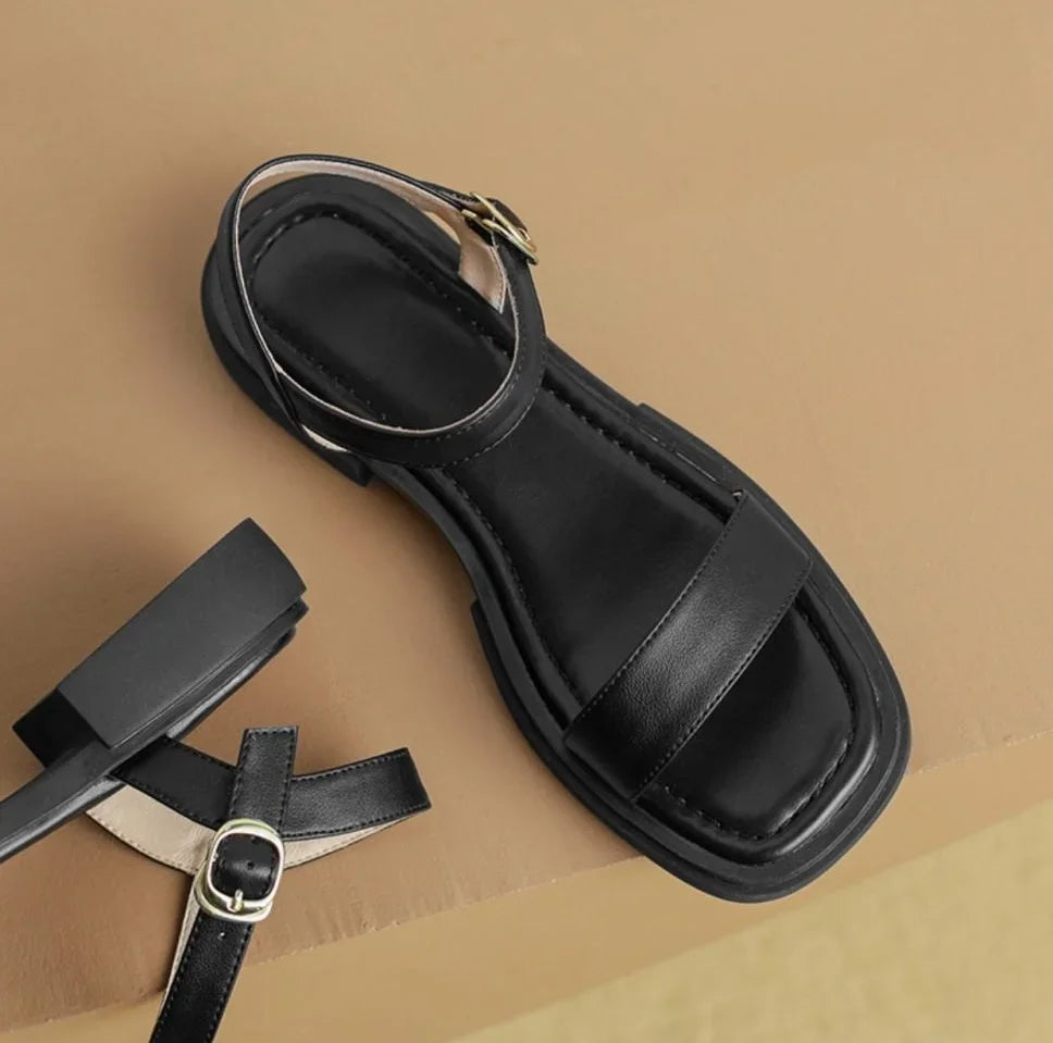 Aileen™ | Elegant Leather Sandals