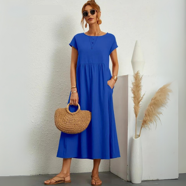 Talina™ | Effortless Cotton Charm Dress