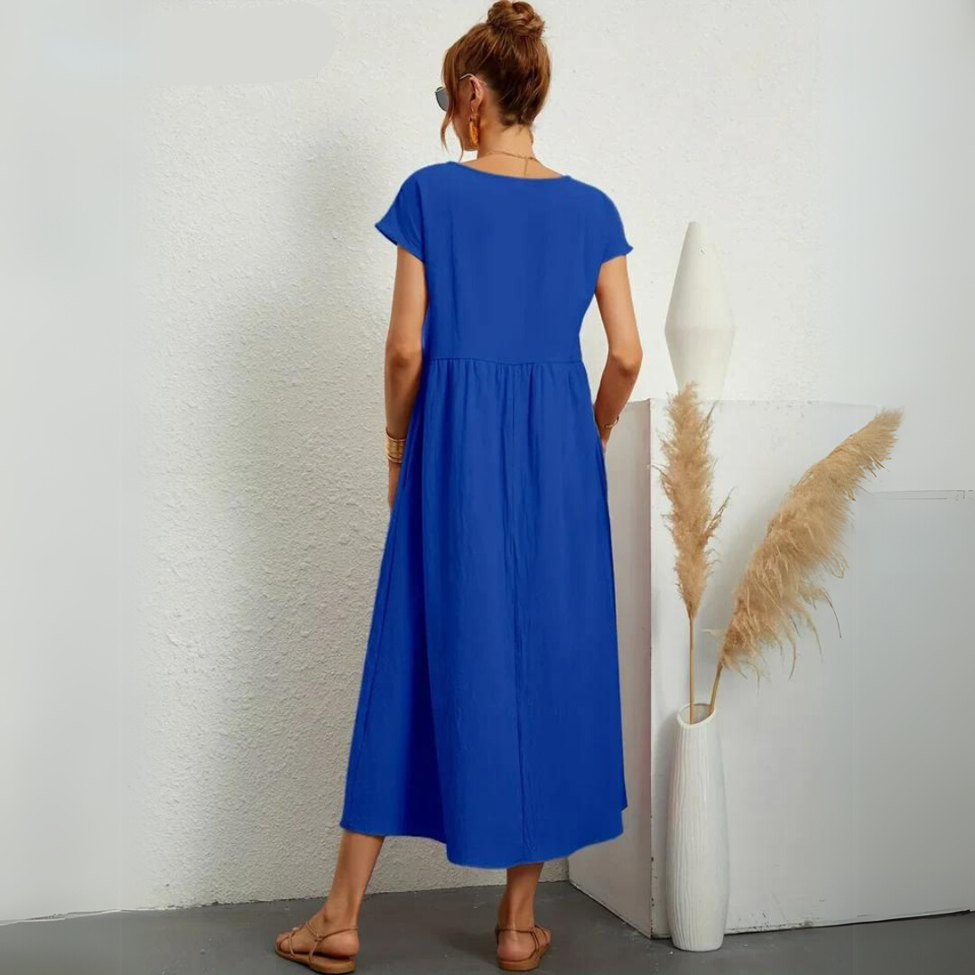 Talina™ | Effortless Cotton Charm Dress