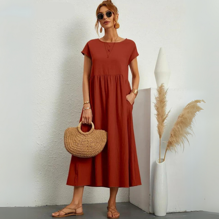 Talina™ | Effortless Cotton Charm Dress