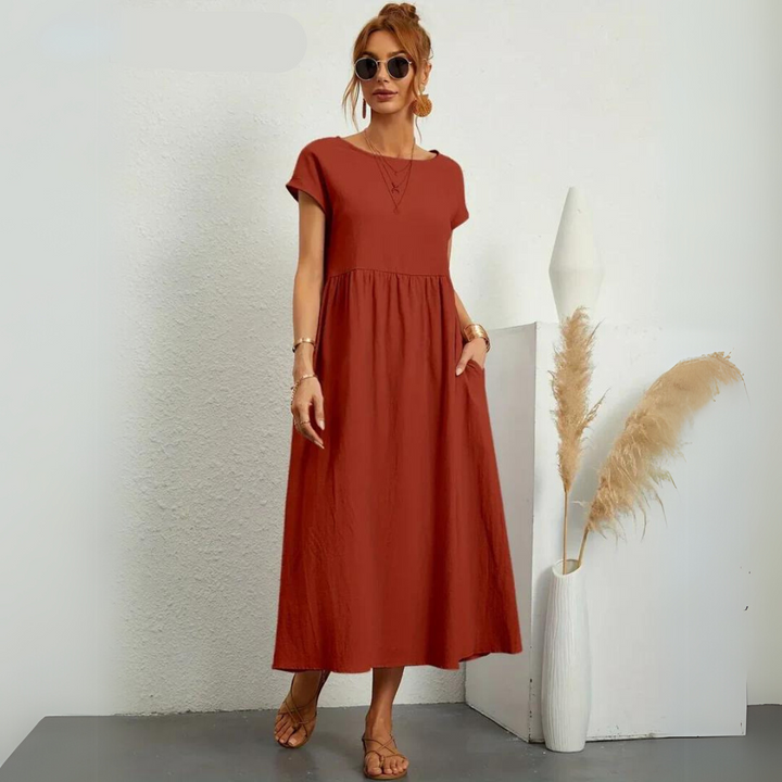 Talina™ | Effortless Cotton Charm Dress