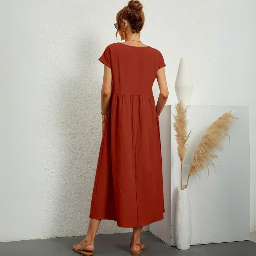 Talina™ | Effortless Cotton Charm Dress