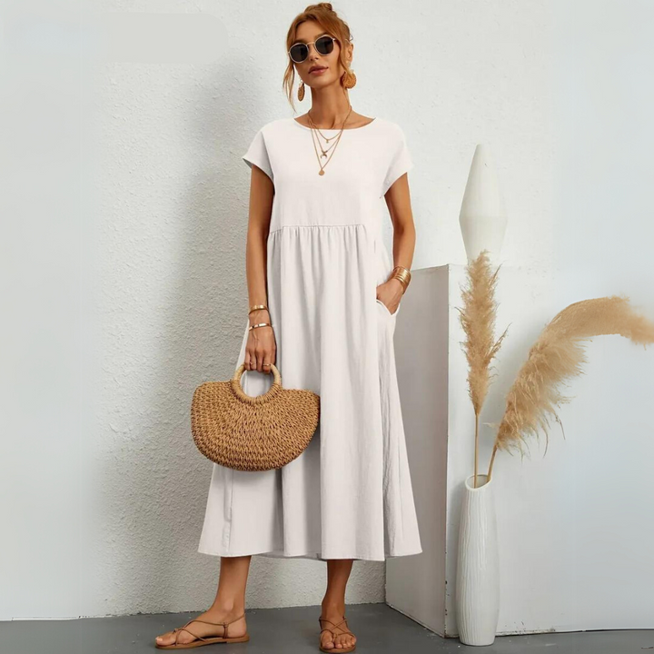 Talina™ | Effortless Cotton Charm Dress