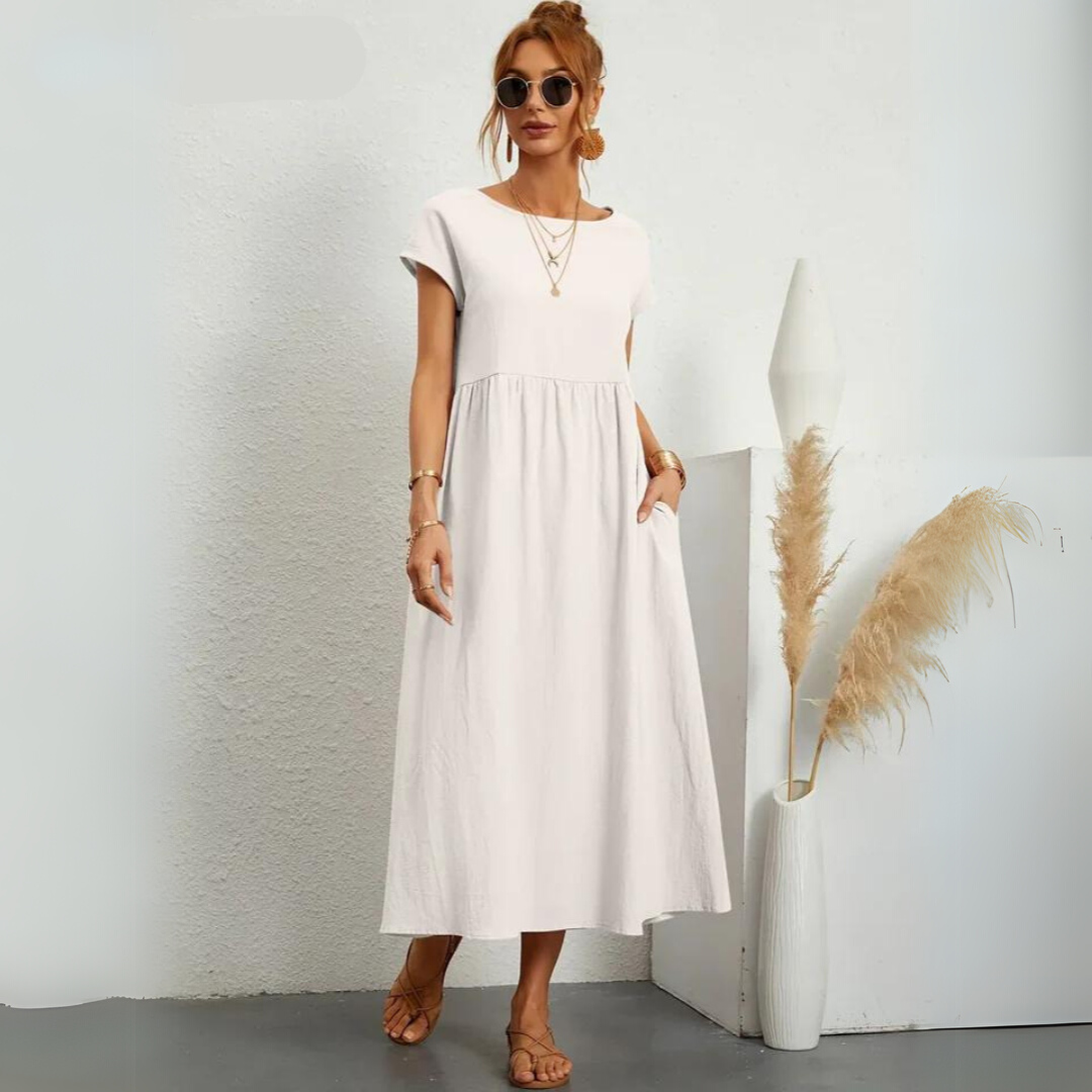Talina™ | Effortless Cotton Charm Dress