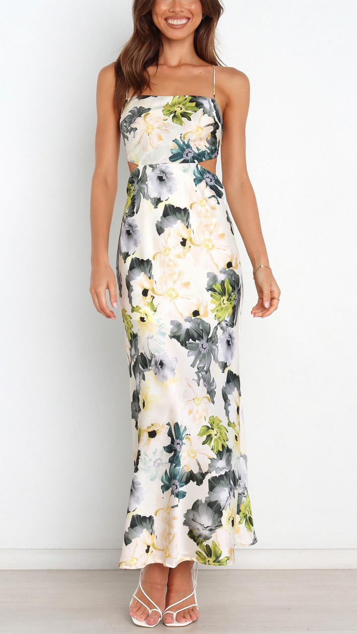 Floriana-Satin Blossom Gown™