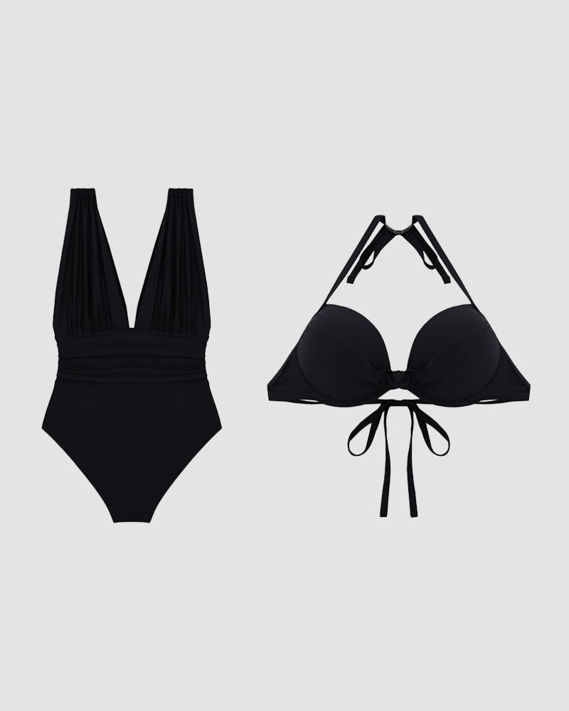 Merida™ | Timeless V-Neck Swimsuit