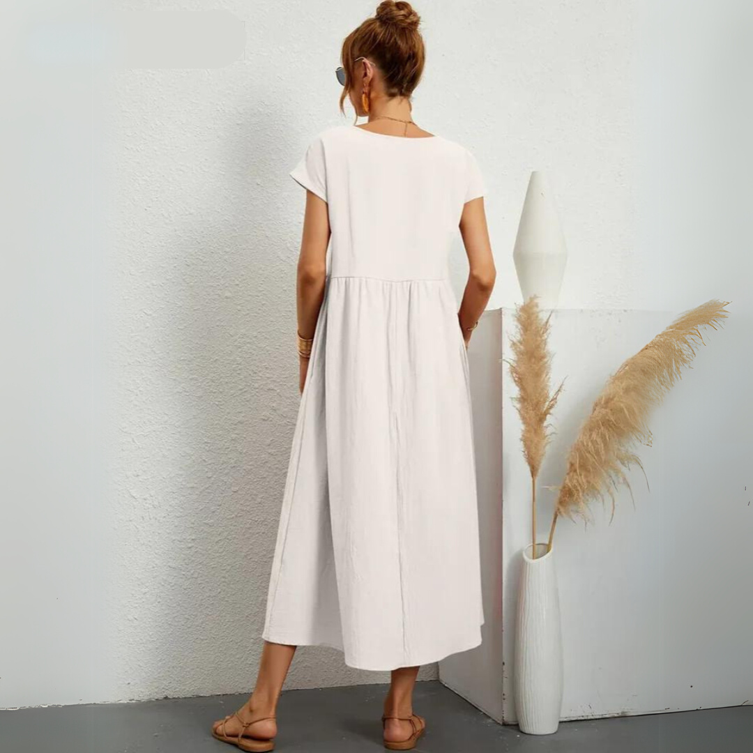 Talina™ | Effortless Cotton Charm Dress