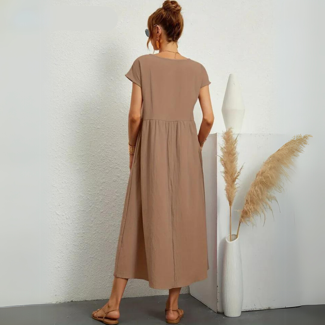 Talina™ | Effortless Cotton Charm Dress