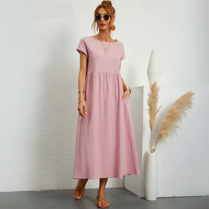 Talina™ | Effortless Cotton Charm Dress