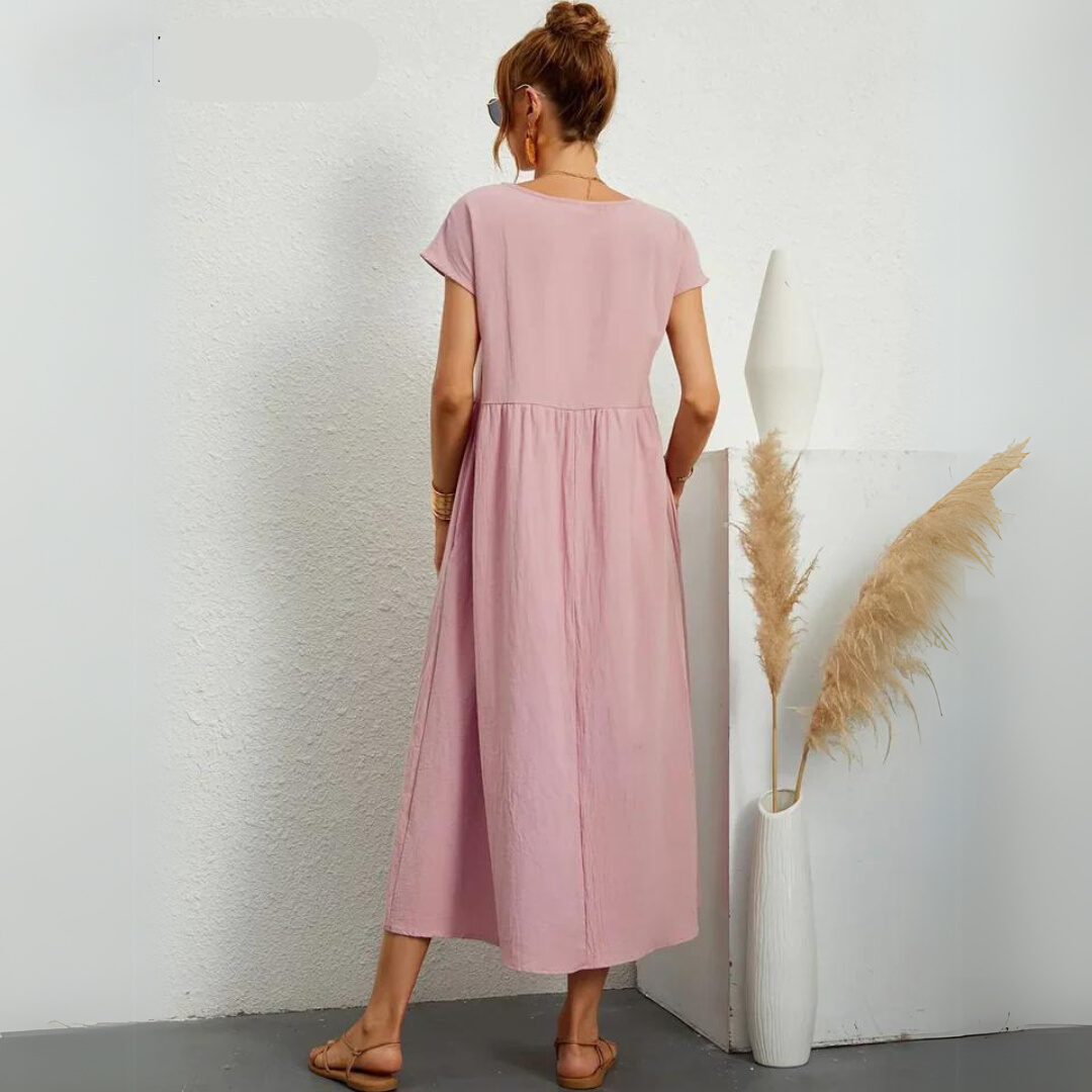 Talina™ | Effortless Cotton Charm Dress
