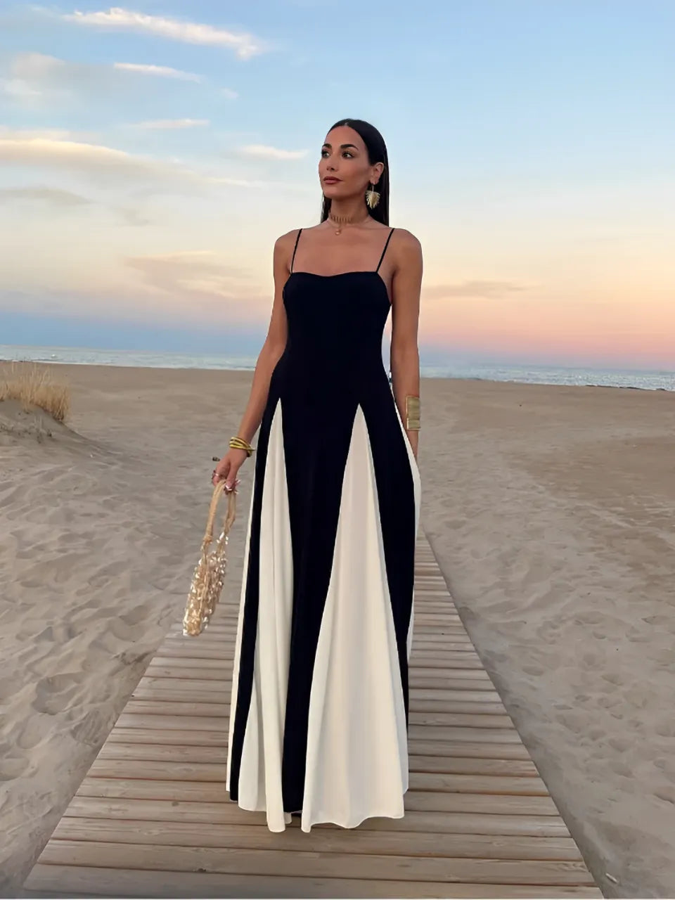 Seraphina Noir-Blanc Gown™
