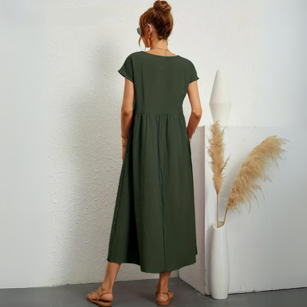Talina™ | Effortless Cotton Charm Dress