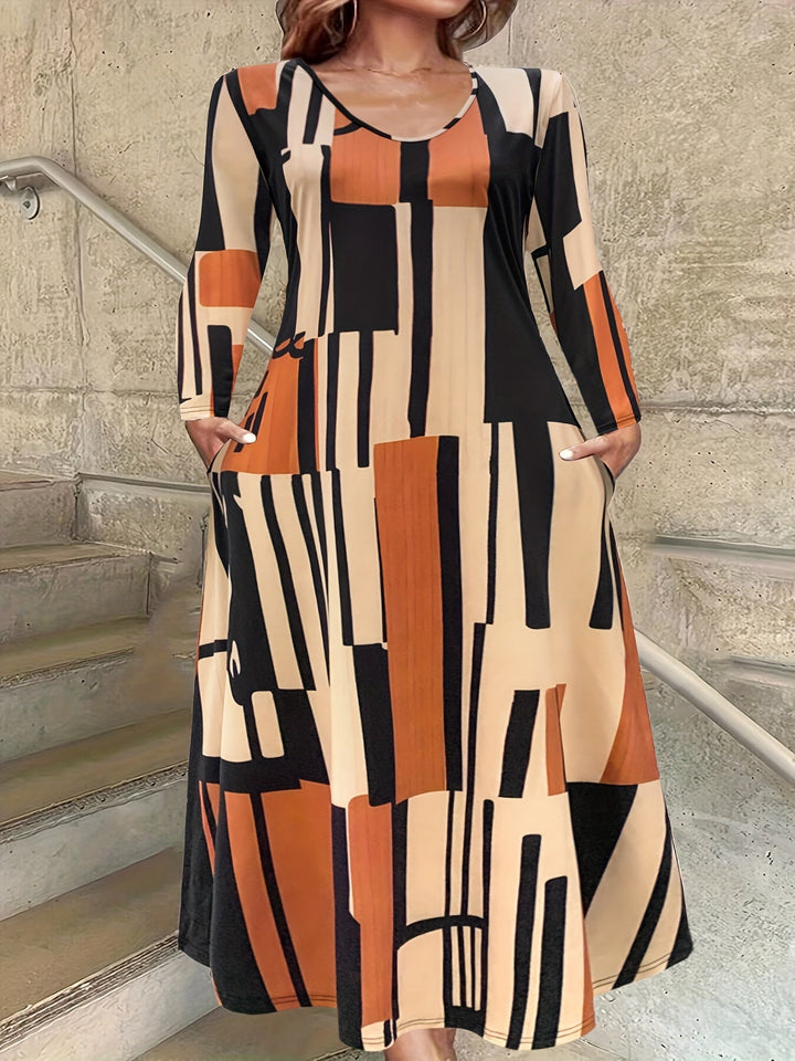 Zara | Plus Size Longsleeve Dress with pockets