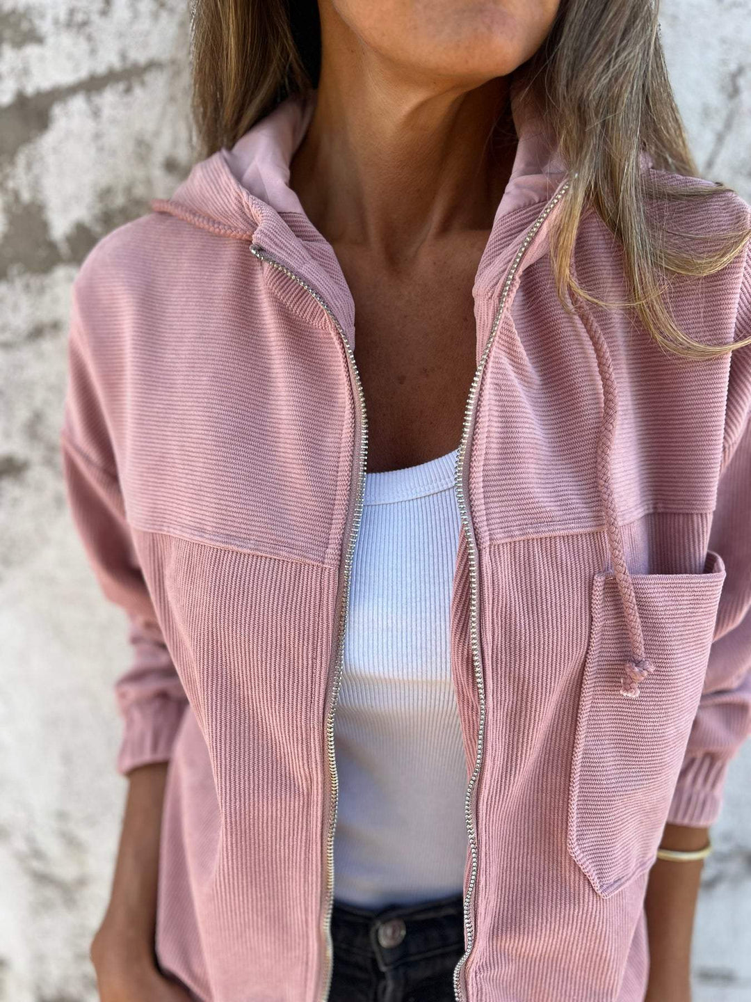 Palisades | Corduroy Hooded Jacket