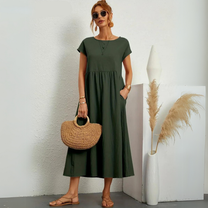 Talina™ | Effortless Cotton Charm Dress