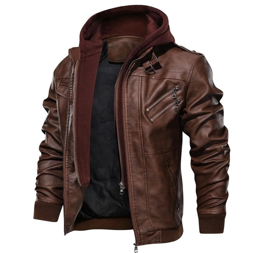 BRAM – COAT MADE OF ECO LEATHER