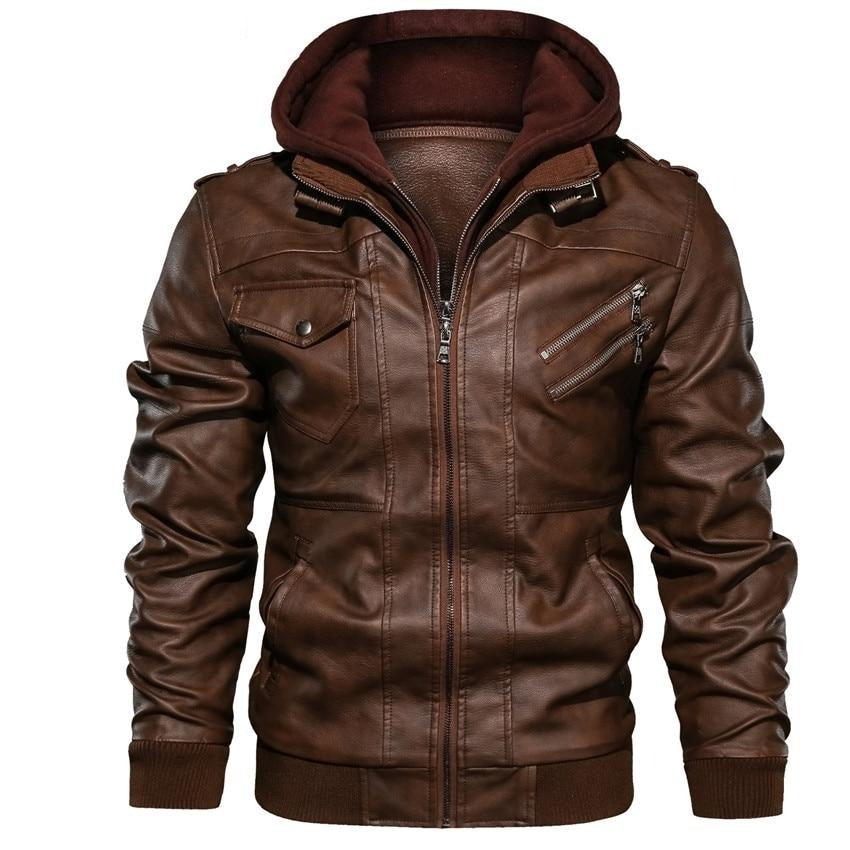 BRAM – COAT MADE OF ECO LEATHER