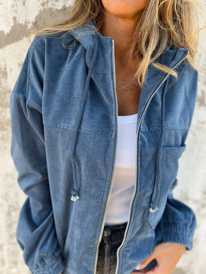 Palisades | Corduroy Hooded Jacket