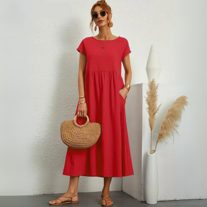Talina™ | Effortless Cotton Charm Dress