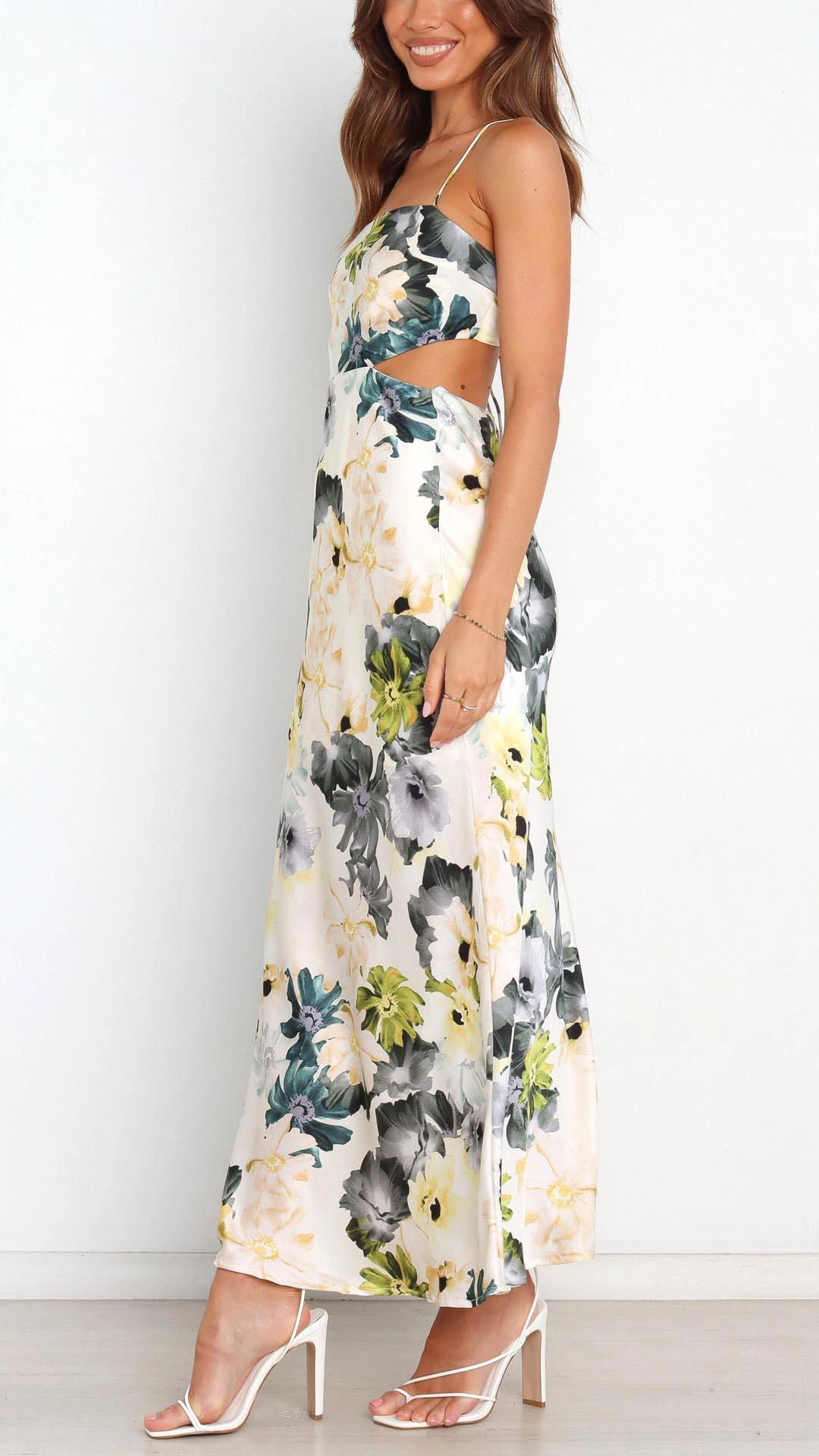 Floriana-Satin Blossom Gown™