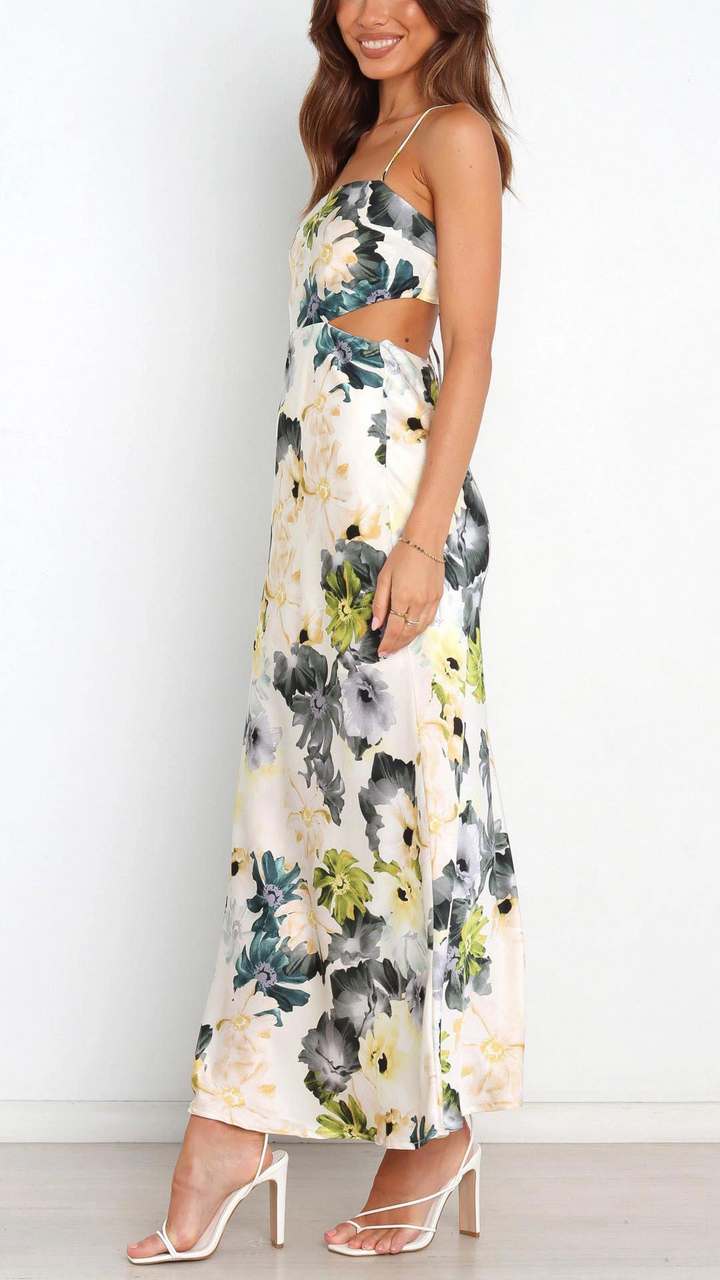 Floriana-Satin Blossom Gown™