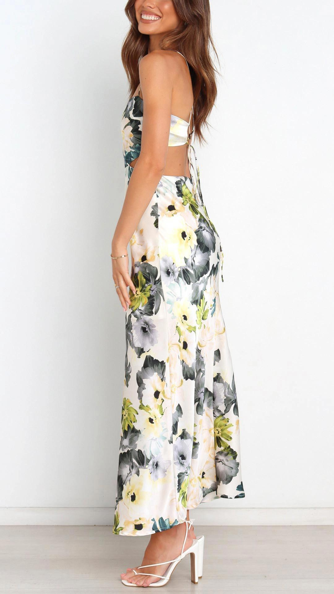 Floriana-Satin Blossom Gown™