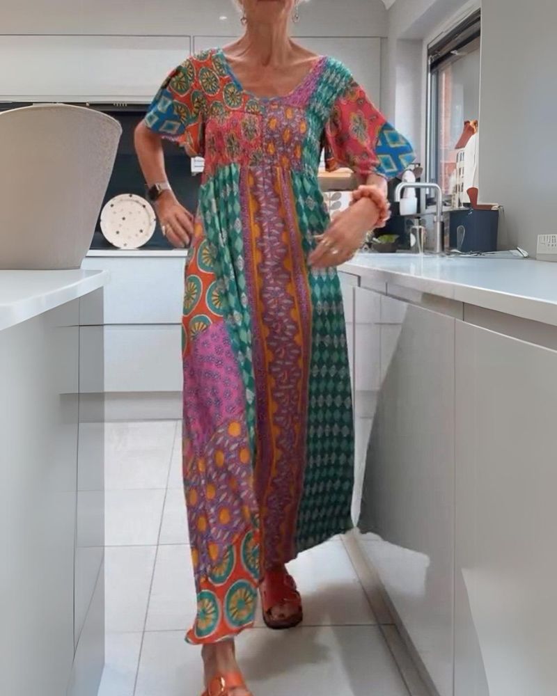 ELVIA™ | Dreamy Boho Color Dress