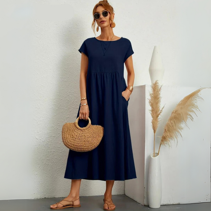 Talina™ | Effortless Cotton Charm Dress