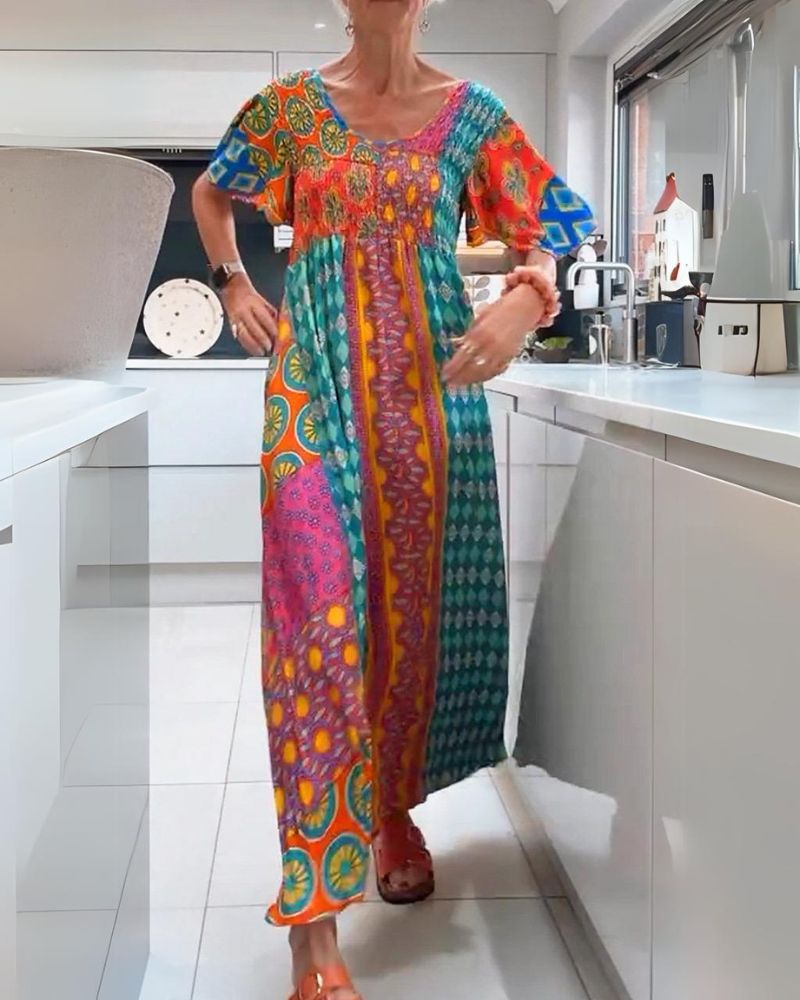 ELVIA™ | Dreamy Boho Color Dress