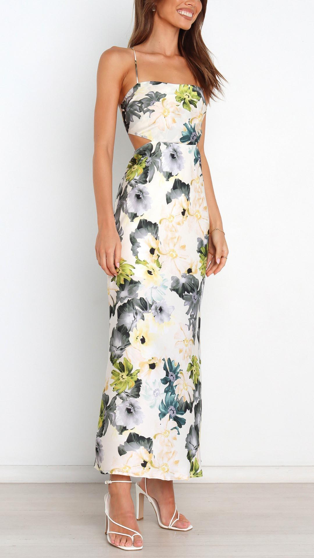 Floriana-Satin Blossom Gown™