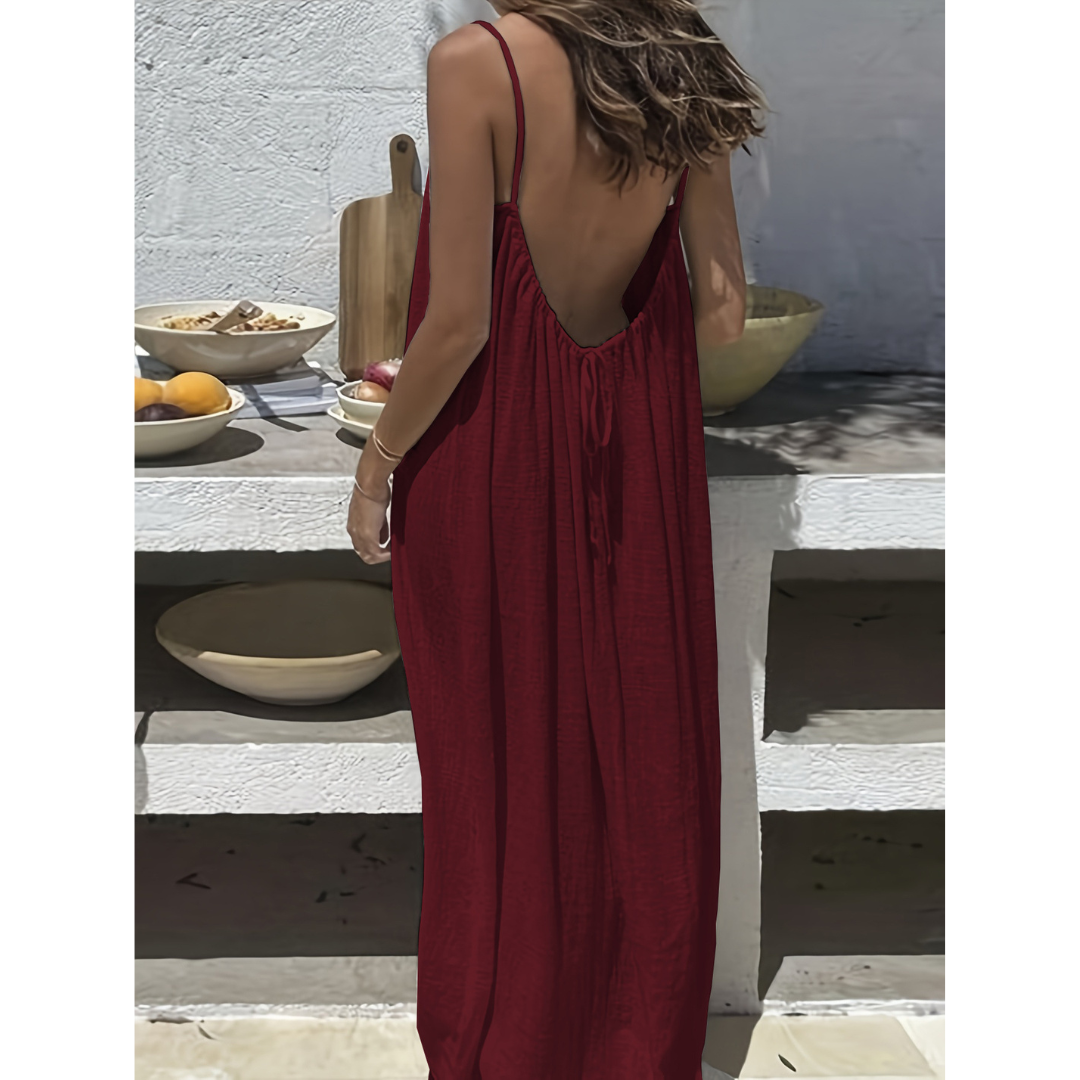 Zirella™ | Breezy Backless Summer Dress