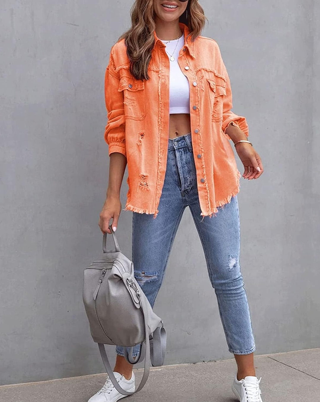 Vyrex™ | Oversized Ripped Jacket