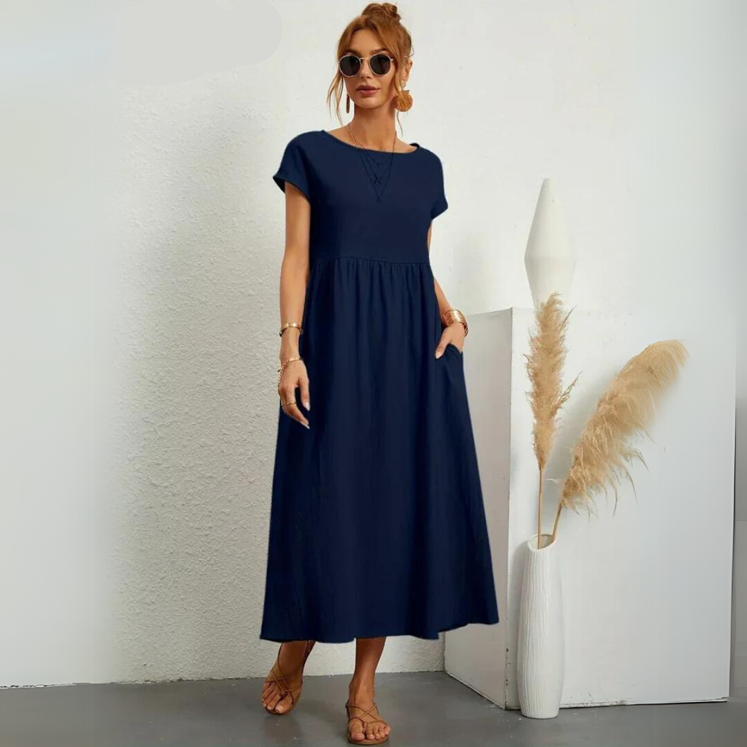 Talina™ | Effortless Cotton Charm Dress