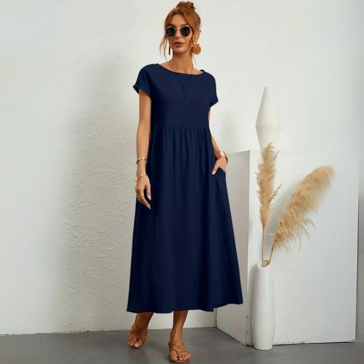 Talina™ | Effortless Cotton Charm Dress