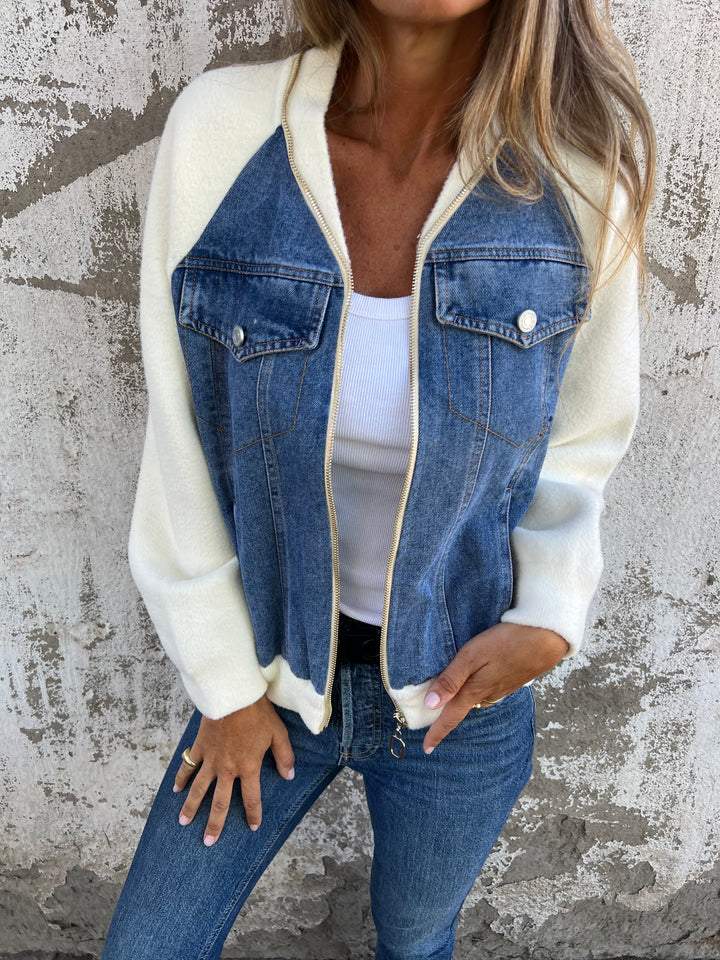 ORELLA™ | Sleek V-Neck Casual Jacket