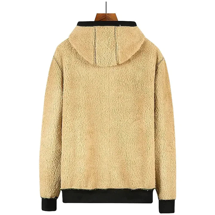 Arie - Men's Winter Coat with Hood and Fleece