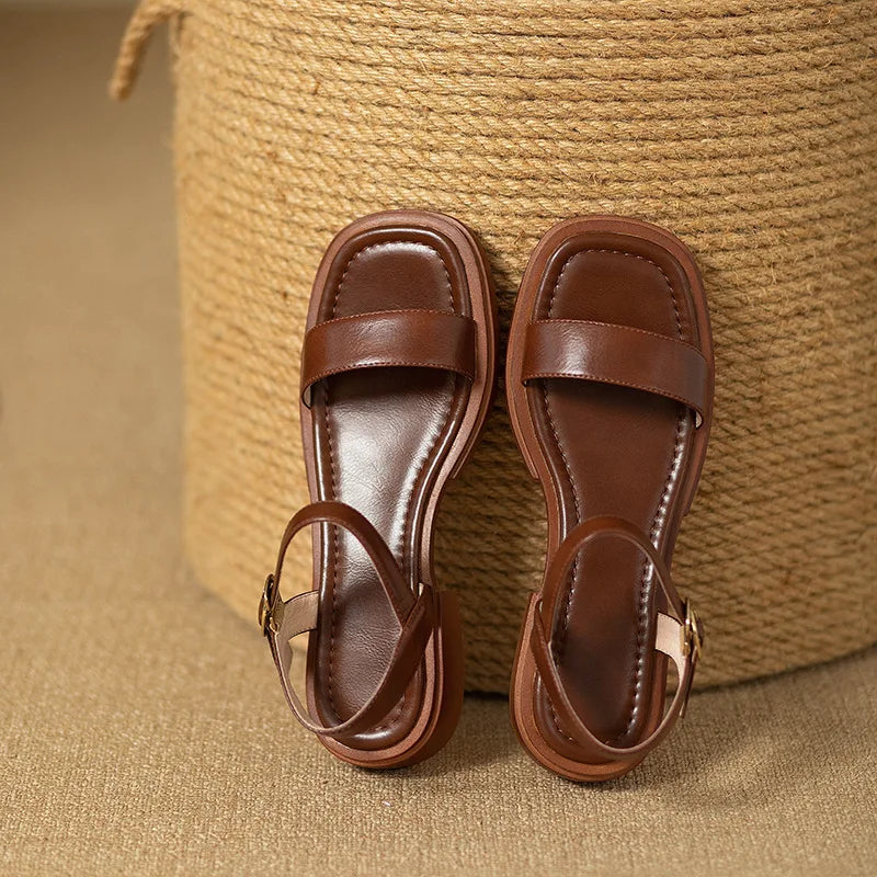 Aileen™ | Elegant Leather Sandals
