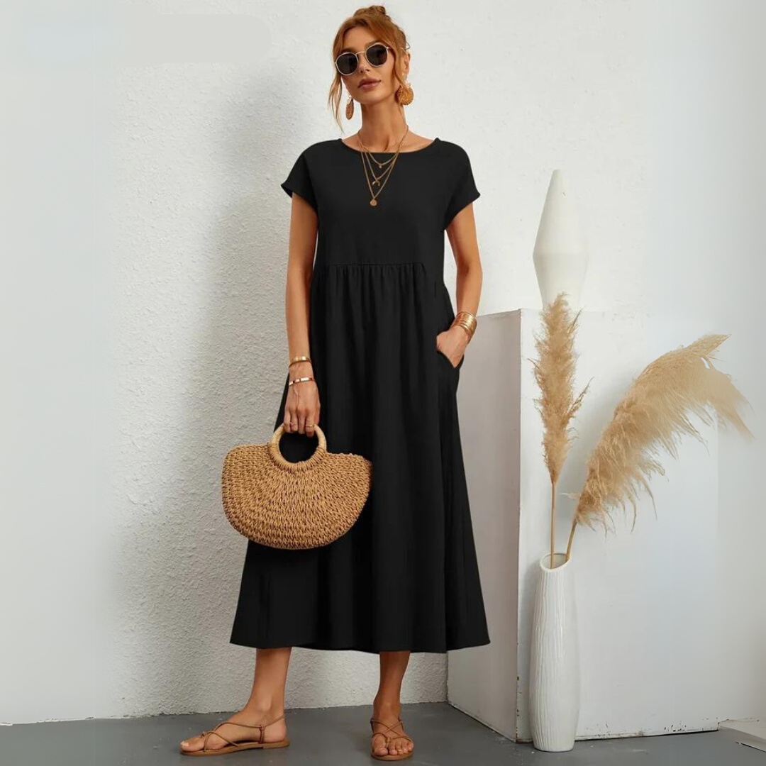 Talina™ | Effortless Cotton Charm Dress