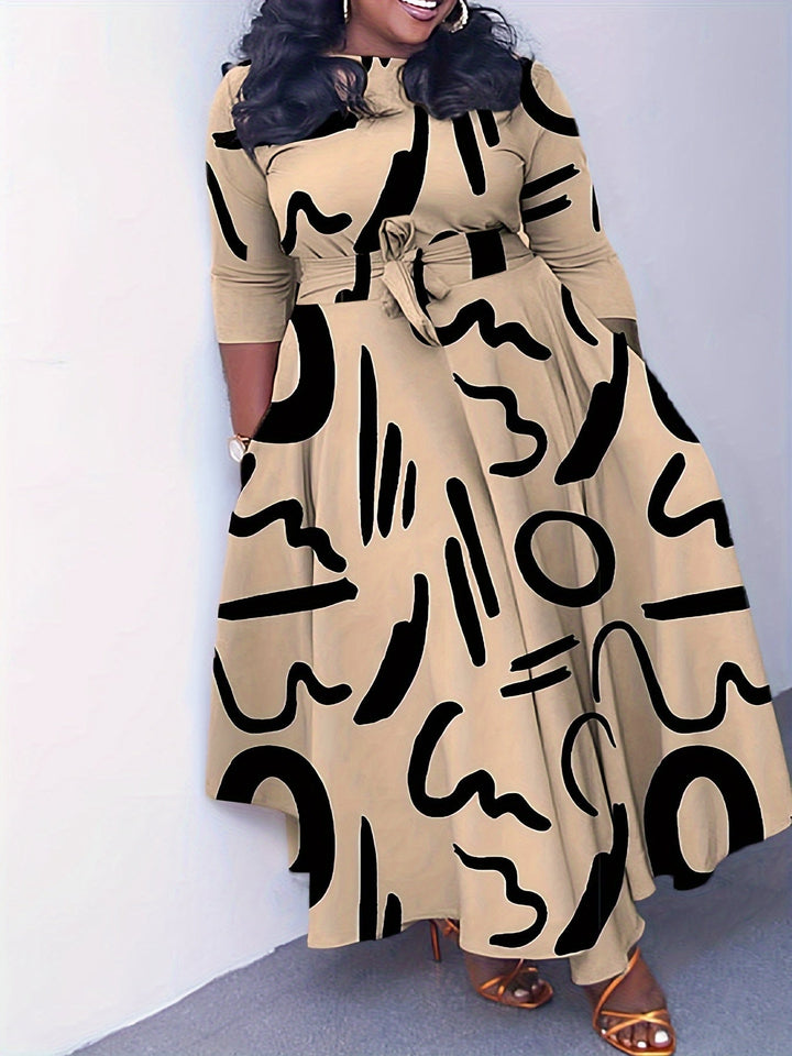 Hannah | Plus size colored dress