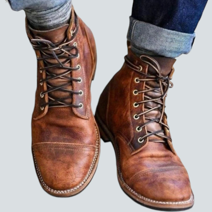 Outdoor™ - Robust leather boots for men
