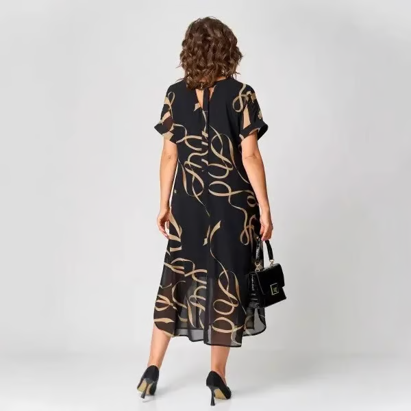 Linda™ | Elegant V-Neck Dress