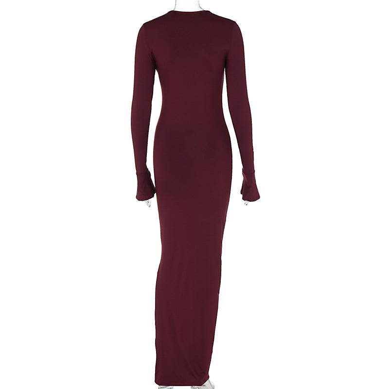 Isabella Elegance™ Draped Maxi Dress