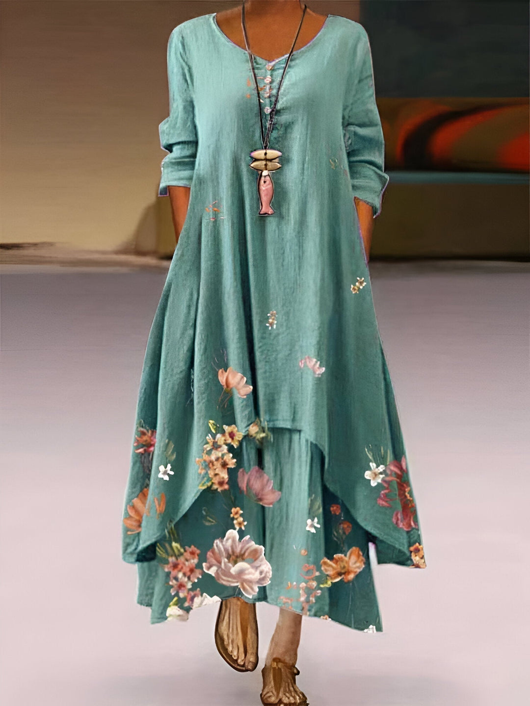Harriet | Plus Size Longsleeve Dress