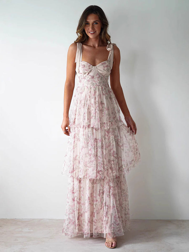Isabella-Bloom Tiered Maxi Dress™