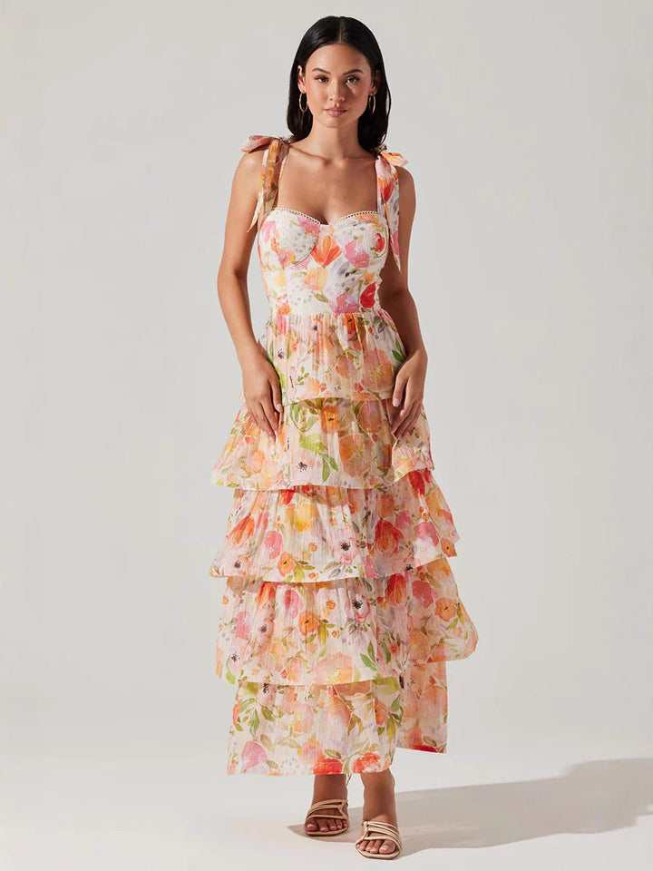 Isabella-Bloom Tiered Maxi Dress™