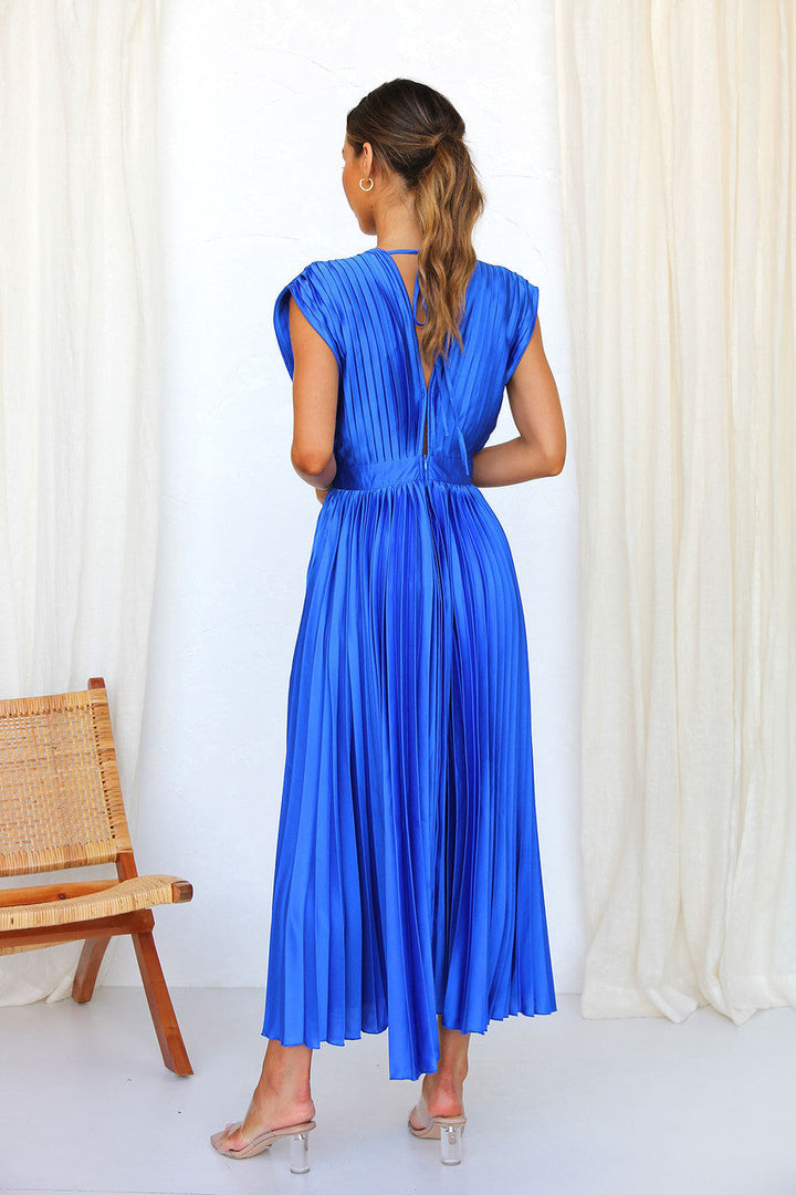 Isabella-Satin Pleated Gown™