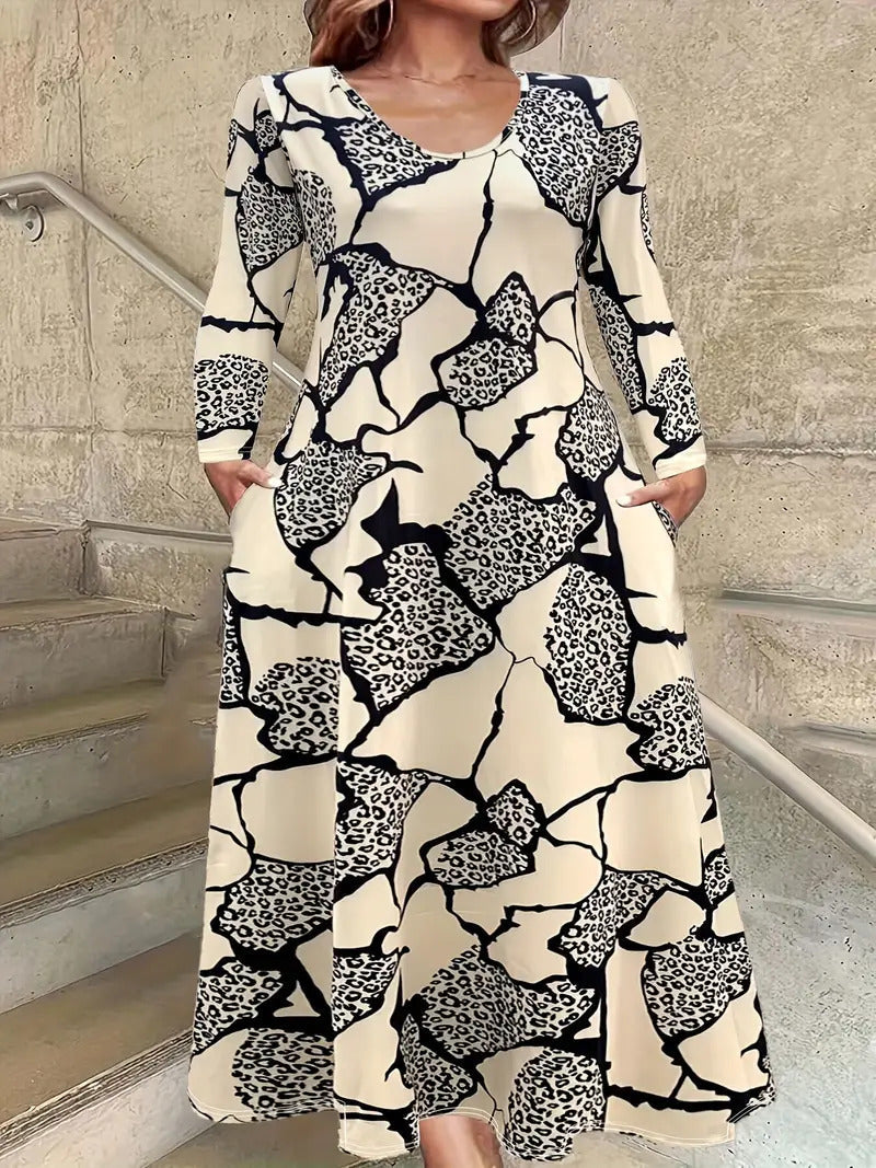 Zara | Plus Size Longsleeve Dress with pockets